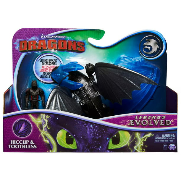 Dreamworks How to Train Your Dragon Legends Evolved Toothless Mini Figure NEW 
